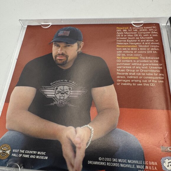 Toby Keith Shock N Yall Enhanced CD Album Country Music 2003 DreamWorks Nashvill - Picture 2 of 3